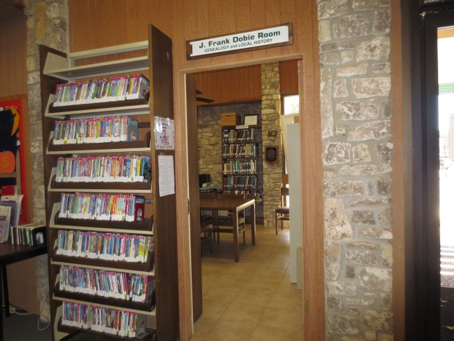 Burnet County Herman Lee Library Genealogy and Local History Room