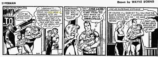 Newspaper research Lana Lang