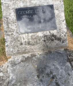 George E. Morris headstone, Tuamasaga, Apia, Samoa (European Cemetery)