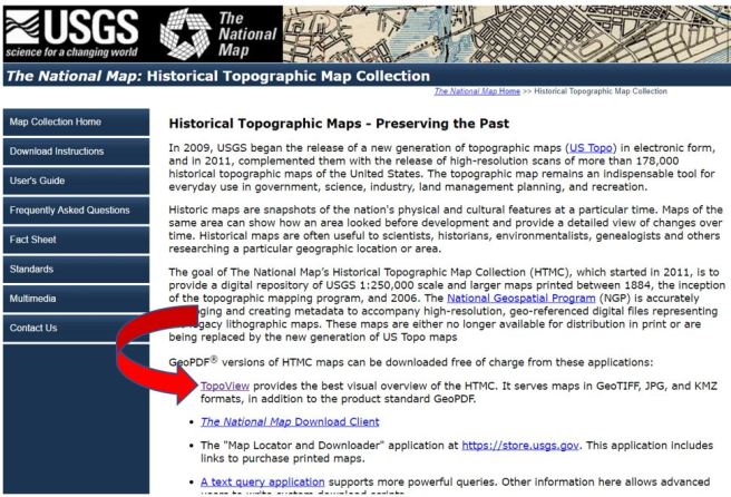 Click on the link for TopoView